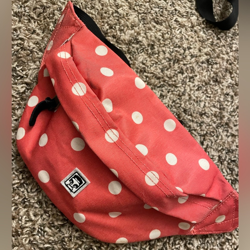 OBEY Pink Polka Dot Waist Bag